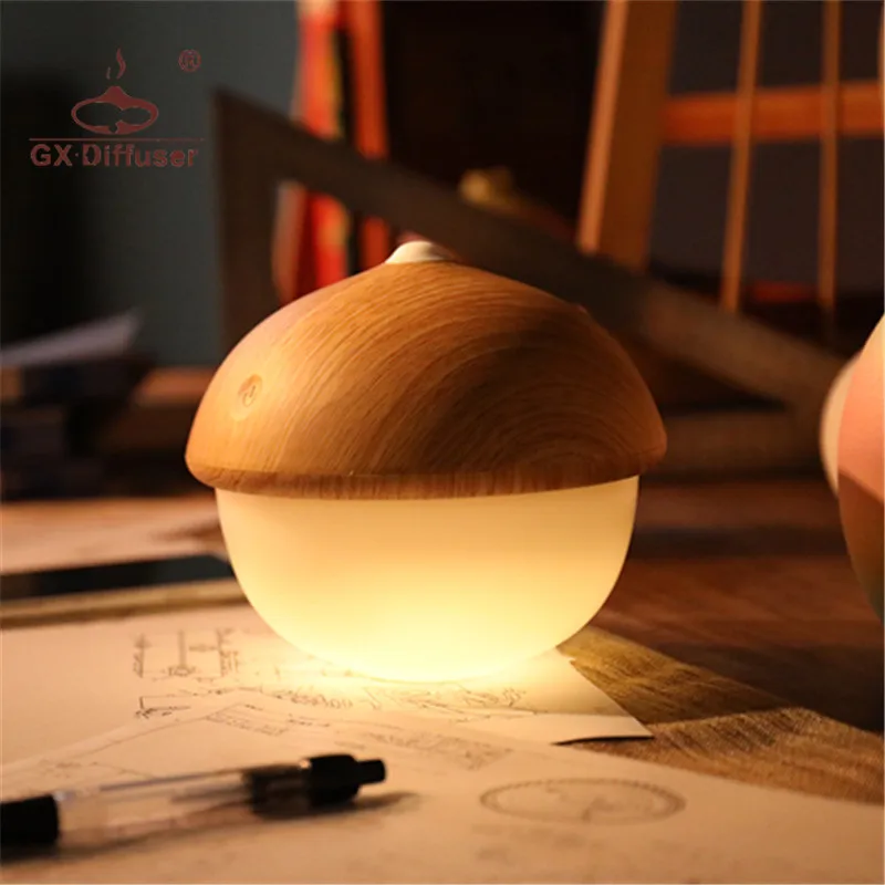 GX. Diffuser новая форма гайки USB Перезаряжаемый светодиодный ночник сенсорный для