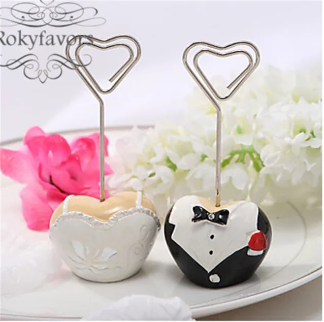 Бесплатная доставка 24 шт. искусственные держатели для карт жениха свадебные