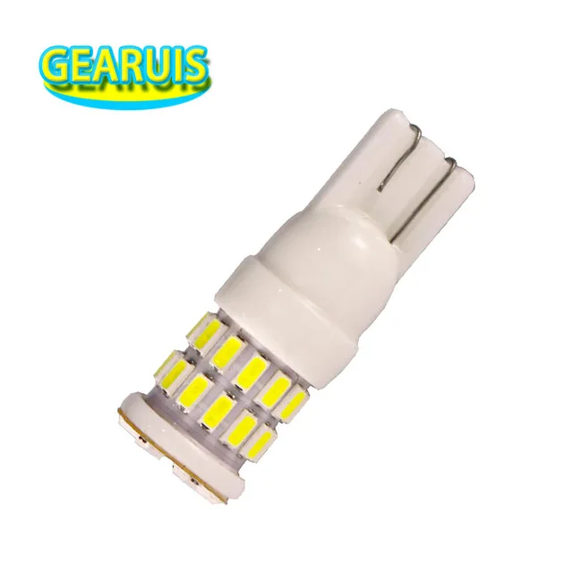 10 шт. T10 W5W LED Керамический 30 smd 3014 Led 360 Угол освещения 168 194 автомобильный