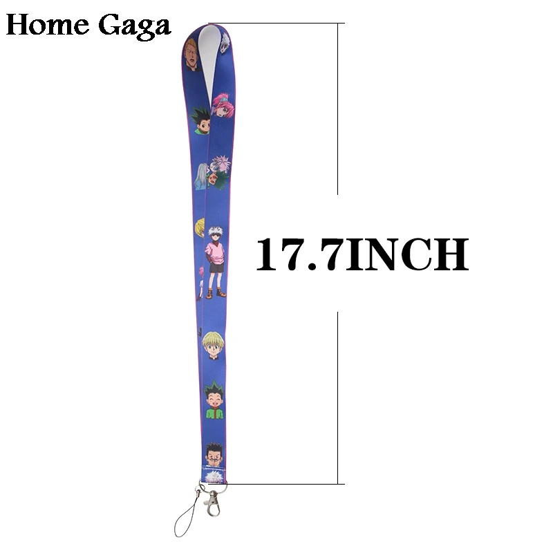Homegaga мультяшный брелок шнурок для ключей лента шейный ремешок ткань id бейдж