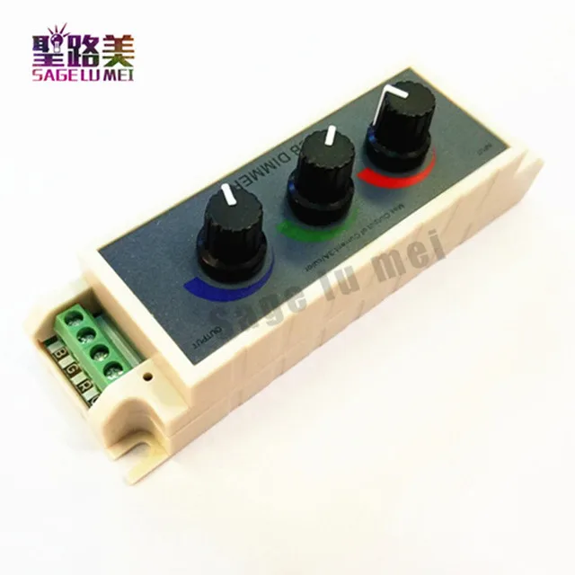 DC12-24V RGB диммер плавный Регулируемый переключатель светодиодные полосы света