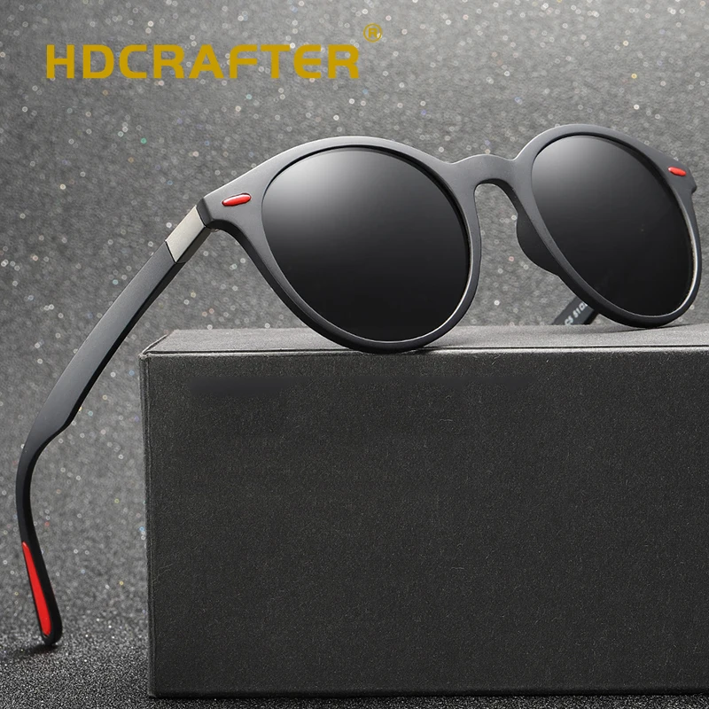 Hdcrafter брендовые дизайнерские Для мужчин солнцезащитные очки поляризационные TR90
