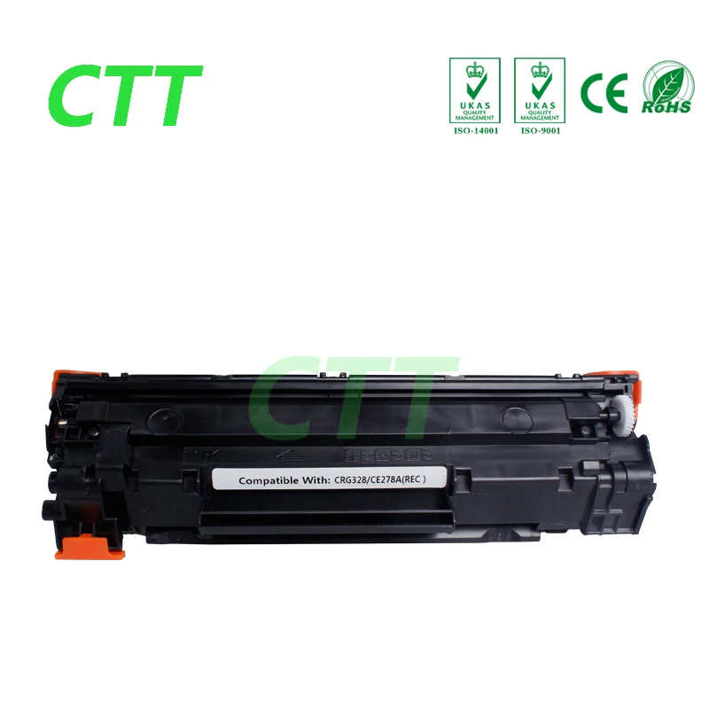 CRG328A CE278A +2 bottle powder toner cartridge compatible for HP laserjet P1566/1567/1568/1569/1606/1606dn/1607dn/1608dn/1609dn |