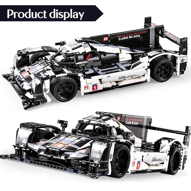 

1586pcs Endurance Car Racking Model Building Block High-tech Super Sports Car City MOC Bricks DIY Toys For boys