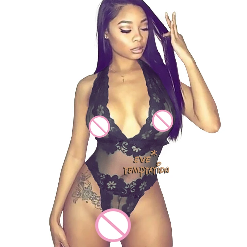 Пикантная кружевная одежда для сна взрослых женское белье Babydoll сетчатые костюмы