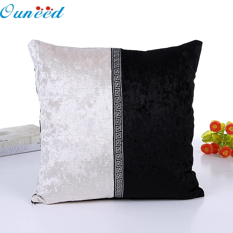 Ouneed 45x45 см счастливый высокое качество красота дома De Coussin семь видов фарфоровый чехол для подушки кафе домашний декор Чехлы для подушек