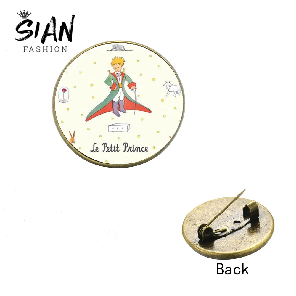 Женская Брошь с изображением Маленького принца Подарочная брошь в виде