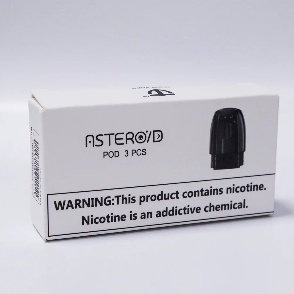 3 шт./кор. Think vape астероид Pod 1,5 мл емкость для pod Vape Thinkvape астероид набор, электронная сигарета, картриджи аксессуары