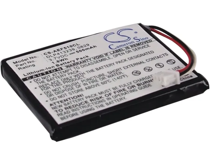 Cameron sino 0829 DLP413239 литий ионный аккумулятор для AEG Fame 510 (500 mAh) оптовая продажа|500mah