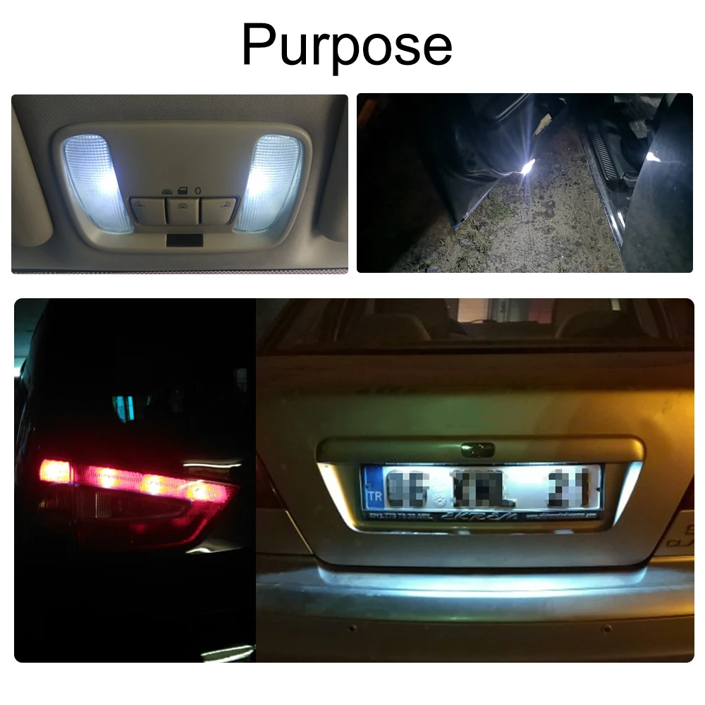 2 шт. автомобильные светодиодсветодиодный парковочные лампы T10 194 168 w5w 12SMD 12