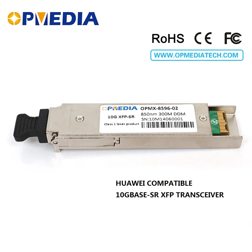 10GBASE-SR,850nm 300m XFP transceiver DDM function,dual LC connectors,optical module,100% compatible with Huawei equipment