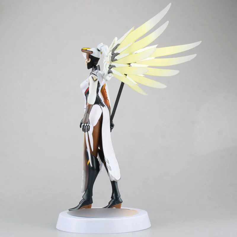 Экшн фигурка OW Mercy модель kinderen Speelgoed Geschenken Collectie Tracer ПВХ 30 см игровая фигура|action