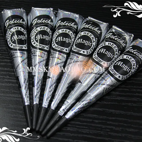 1 шт. свежая Высококачественная натуральная черная хна паста Менди для боди арта