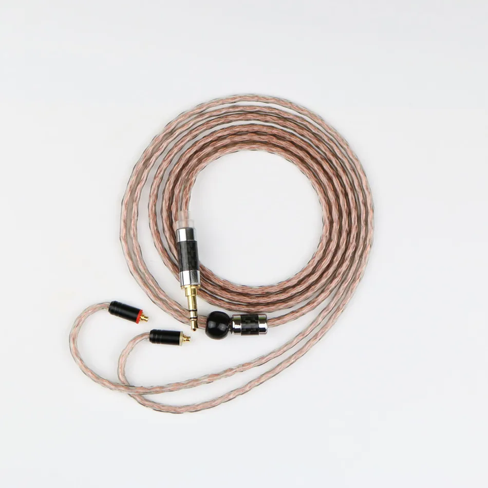 3,5 мм DIY аудиокабель наушников штырек MMCX для se215 se315 se425 se535 se846 UE900 гарнитура кабель Hi-Fi подключить наушники обновленный провод