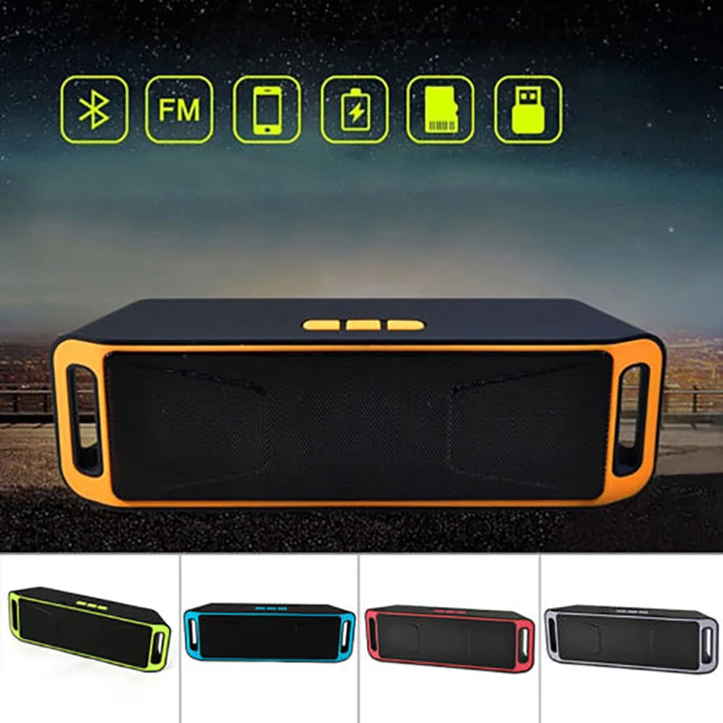 VTIN Bluetooth динамик s Портативный V3.0 беспроводной Bluetooth динамик USB флэш FM Радио стерео Супер Бас mp3-плеер громкий динамик