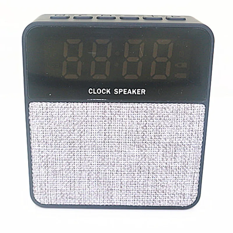 S2610 портативные беспроводные Bluetooth часы динамик Саундбар TF FM будильник сабвуфер