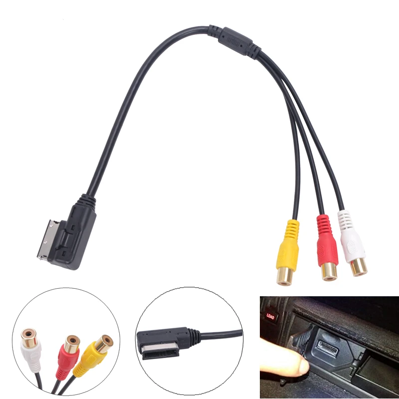 Для Audi AMI MMI USB адаптер Bluetooth Музыка Видео к AUX кабель для S4 TT Q7 A3 A4 A5 A6 R8 Q5 2009 up # BA61|usb aux