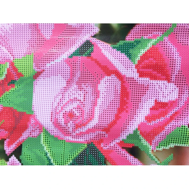 170X50CM Полный Круглый Алмазный Набор для вышивки крестиком розы цветы картинки