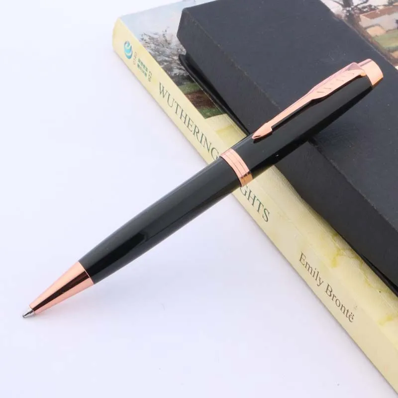 New fashion Rose gold black white arrow decoration Painted Metal Ballpoint Pen | Канцтовары для офиса и дома