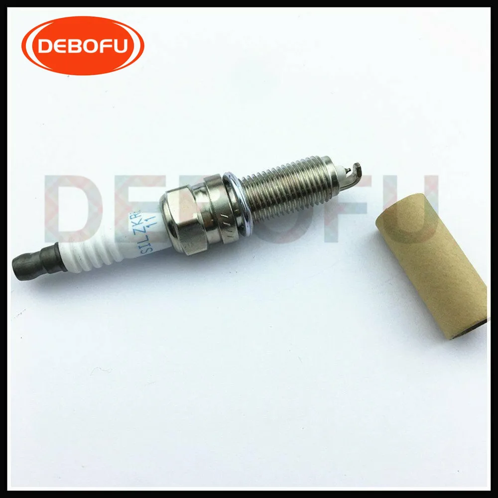 

4 шт./лот 18855-10080 SILZKR6B11 Иридиевые свечи зажигания для Hyundai i20 i30 CW ix20 Kia Carens III 18855 10080 SILZKR6B-11