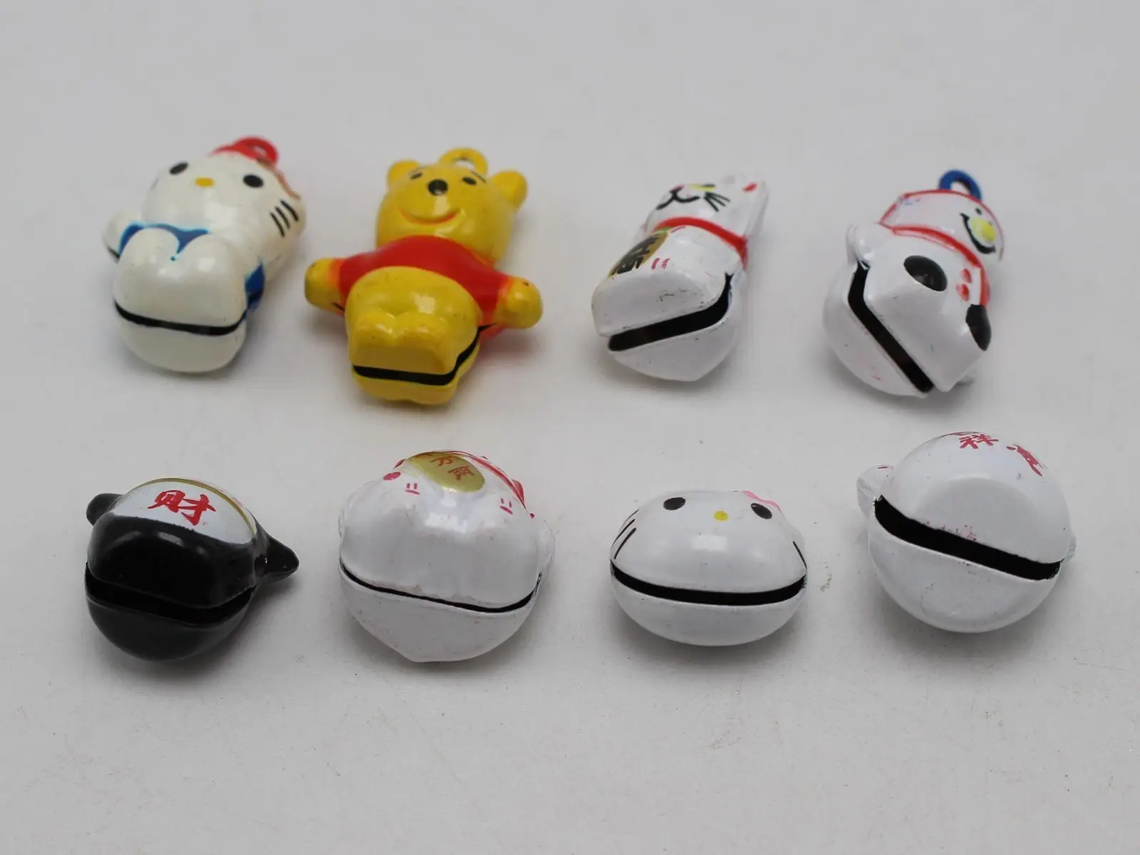 10 различных милых животных кошка медведь снеговик колокольчики подвески для