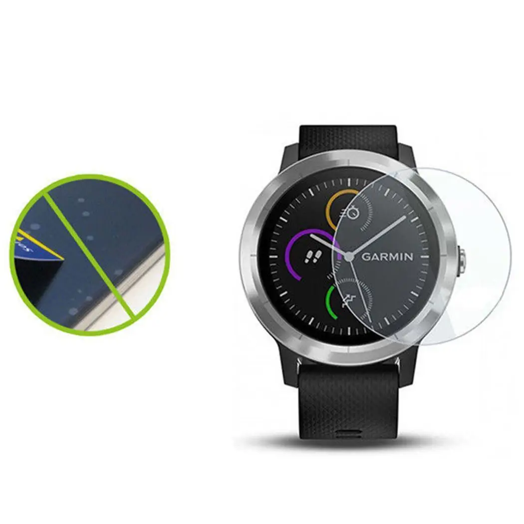 Закаленное стекло 9H Смарт-часы экран Защитная пленка для Garmin прозрачный Vivoactive 3 |