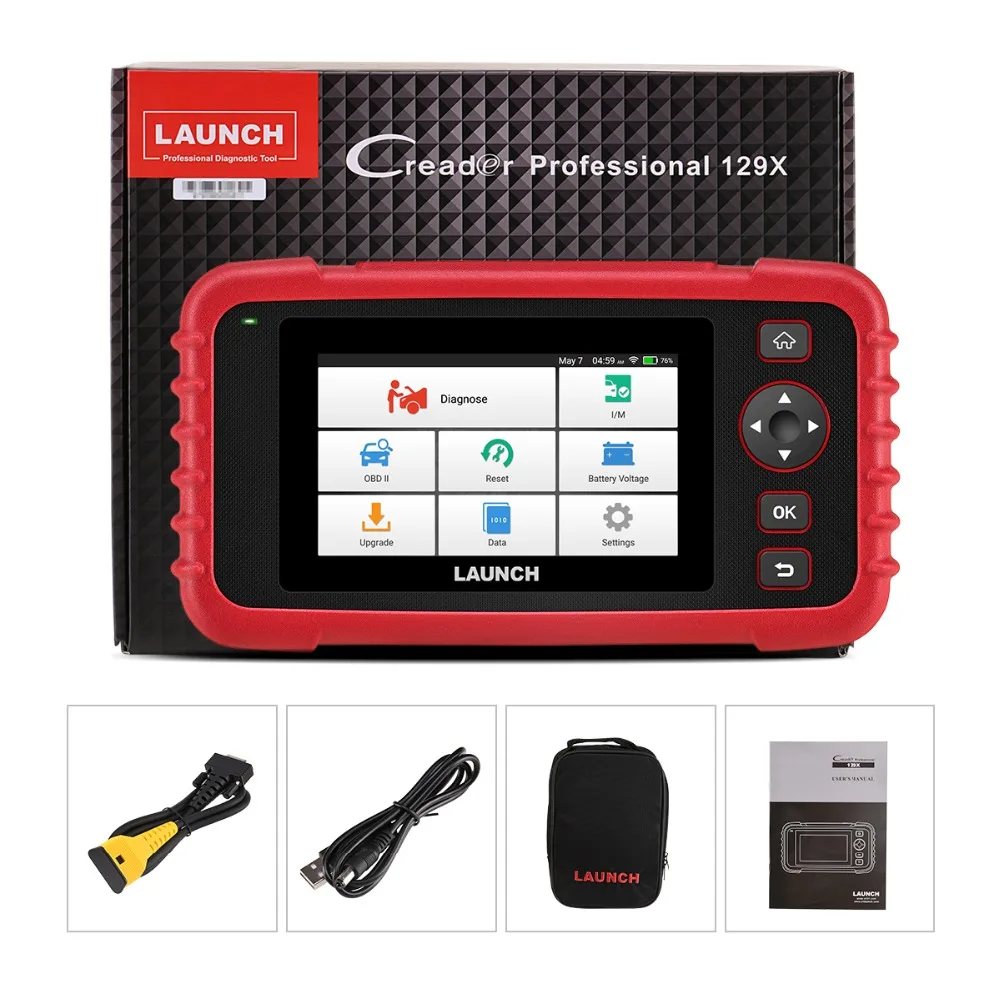 Диагностический сканер LAUNCH X431 CRP129X OBD2 Автомобильный OBDII прибор для диагностики