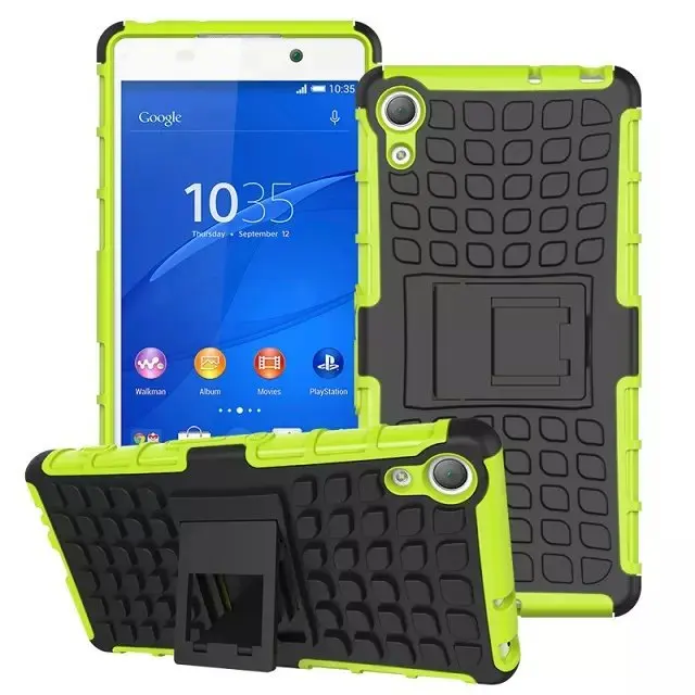 Для Z3Mini для Sony Xperia Z3 Compact Mini M55W D5803 ударопрочный армированный чехол с подставкой ZJ |