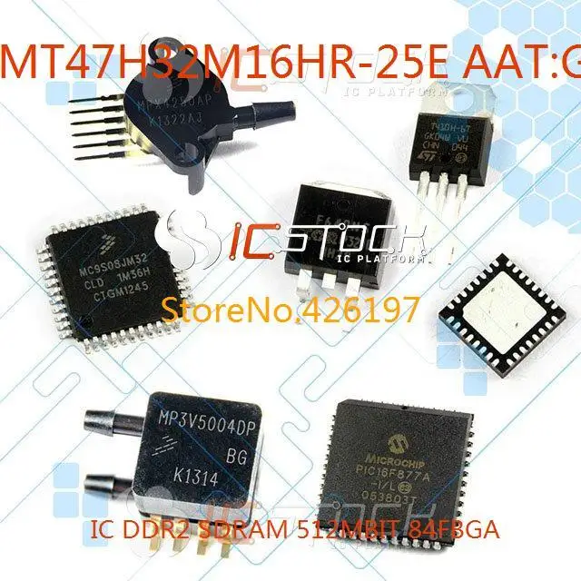 Бесплатная Доставка MT47H32M16HR 25E AAT: G IC DDR2 SDRAM 512 МБ 84 FBGA 25EAAT: 47H32 MT47H32 1 ШТ.|ddr2 800 ram 2gb|ddr2