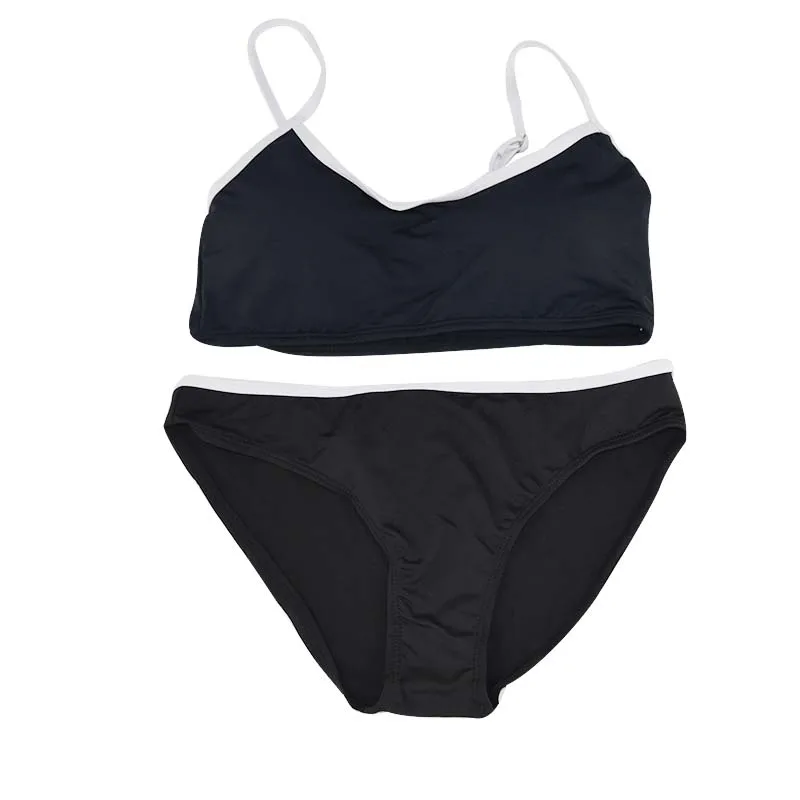 New Sexy Korean Style Women's Three Pieces Swimsuit Women Biquini Suit Sunscreen Letter Long Sleeved Swimwear Diving suit | Спорт и