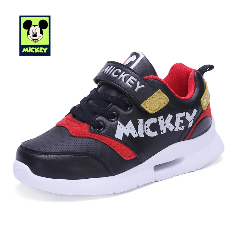 Disney children's Mickey shoes for kid boys girls fashion running casual comfortable sports tide Sneakers size 26-37 | Детская