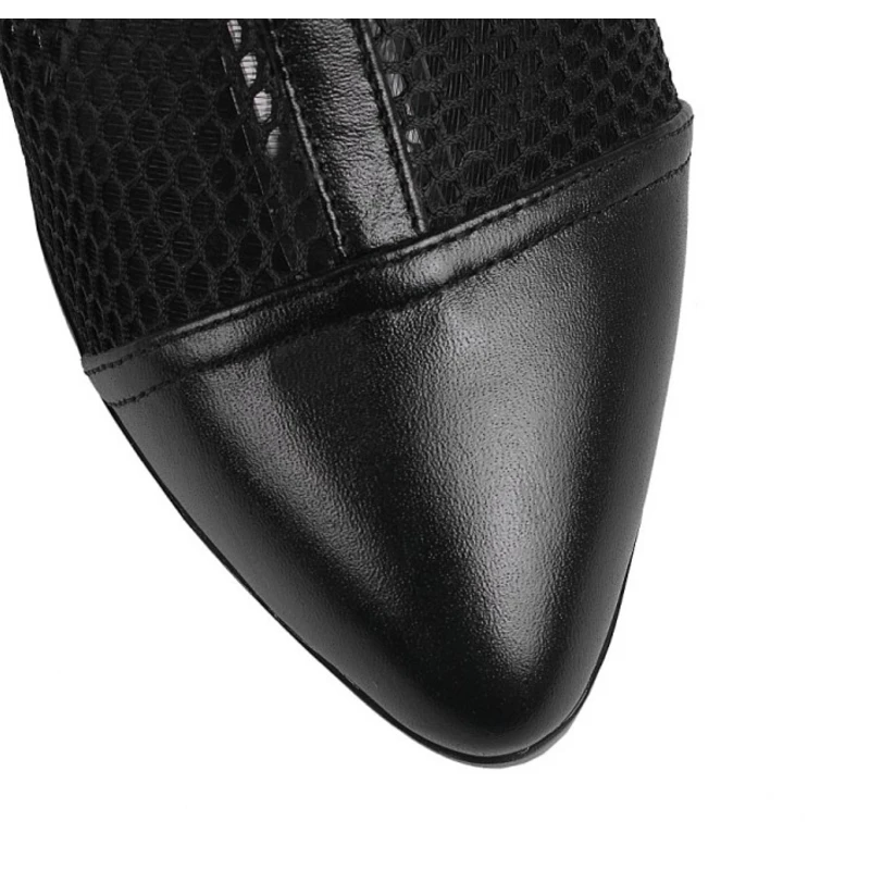 KARINLUNA/ г., новая брендовая size34-40 Женская обувь черного цвета из натуральной кожи женские босоножки Вечерние черные туфли из натуральной коровьей кожи