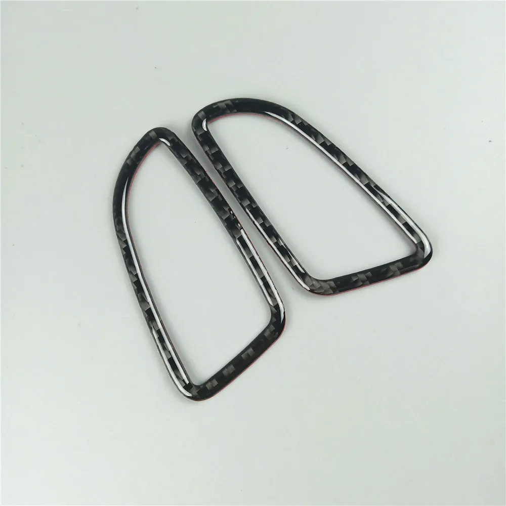 Углеродное волокно приборной панели кондиционер Выход рамка украшения крышка