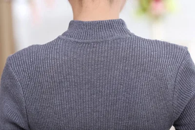 Новинка 2020 одежда для мам осенний и зимний женский свитер облегающий Водолазка с