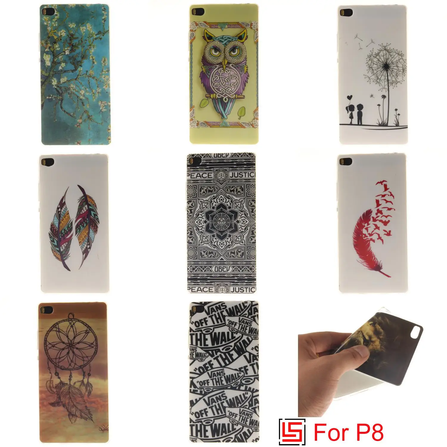 Искусство Моды Ультра Тонкий ТПУ Силиконовый Мягкий Чехол Телефон caso shell Cove Для