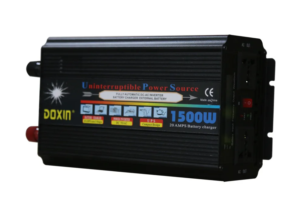 Высококачественный ЖК дисплей 1500 Вт DC12V к ac220в модифицированный волновой