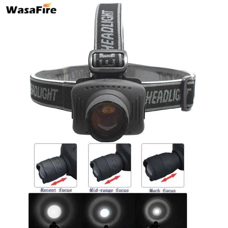 Wasafire 5 шт./лот оптовая продажа Портативный Головной фонарь свет 1800 люмен Мини