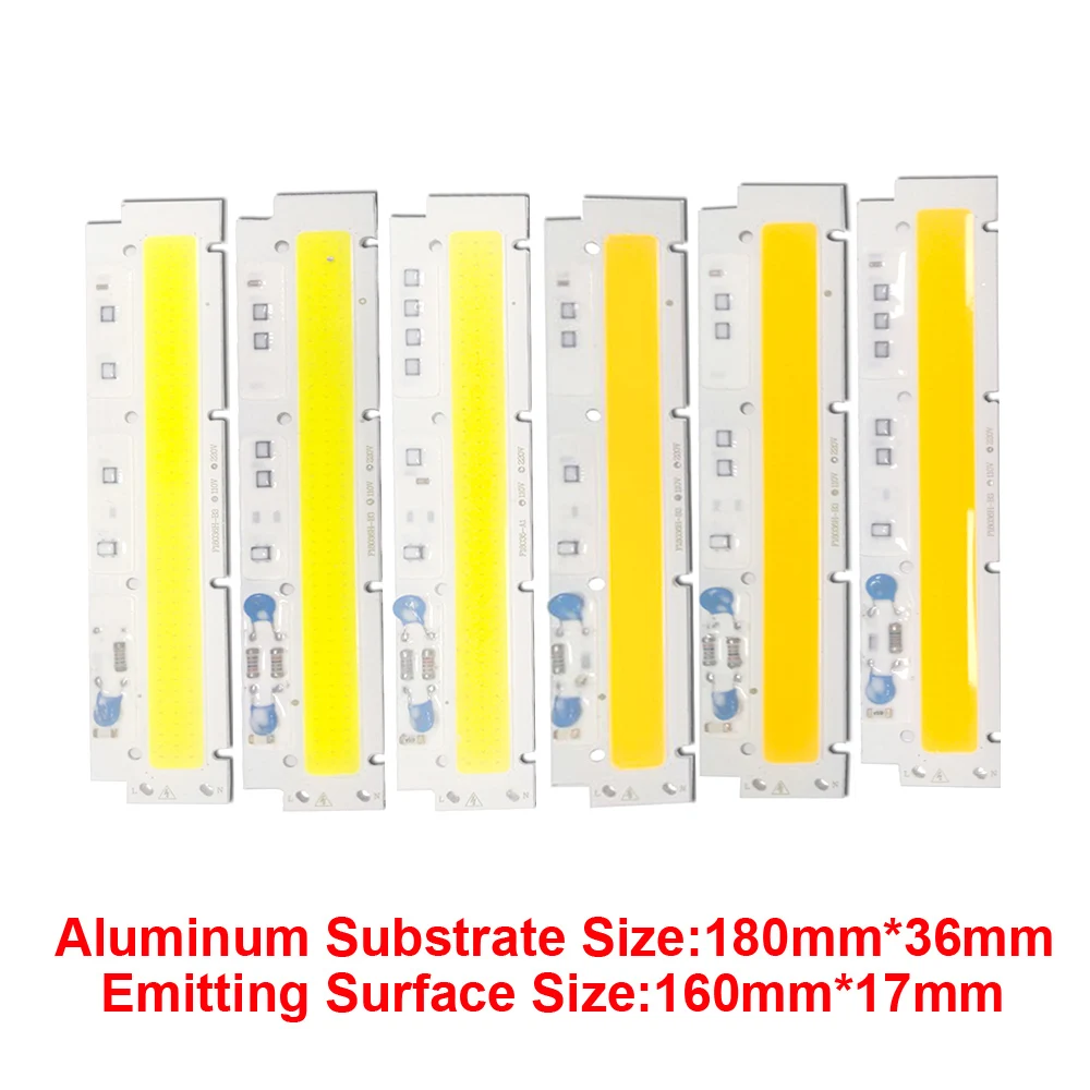 5 шт./лот Smart IC LED COB Чип 30 Вт 40 50 AC 220 В 110 интегрированный прямоугольный луч DIY для