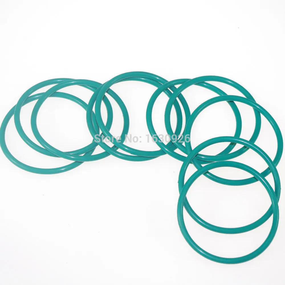 

QTY2 Fluorine Rubber FKM Insidd Diameter 206mm Thickness 3.55mm Seal Rings O-Rings