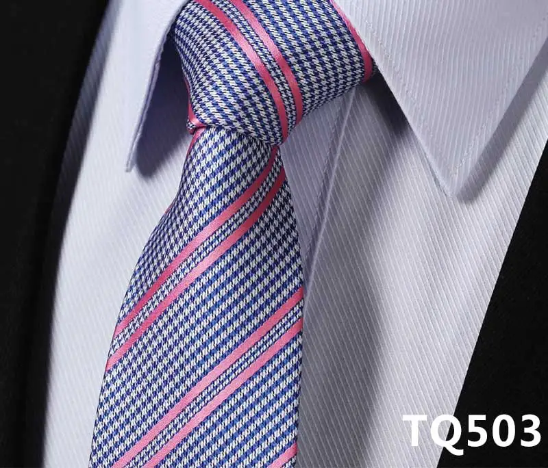 TQ503 HISDERN Цветочные Вечерние свадебные 2,1" шелковый галстук тканый мужской тонкий узкий галстук# TQ5 - Цвет: TQ503