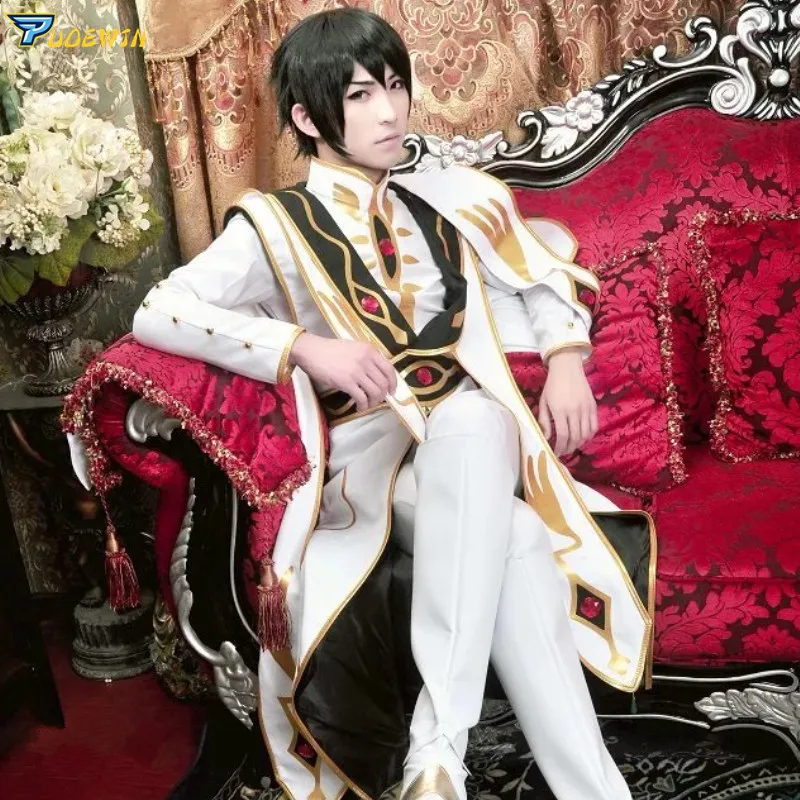 Новый карнавальный костюм Geass Lelouch of the Rebellion 6 шт./партия со шляпой|code geass|lelouch emperor