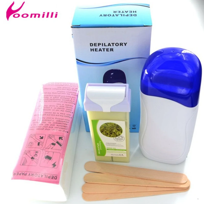 Крем для удаления волос с рулонным картриджем нагреватель воска депиляции