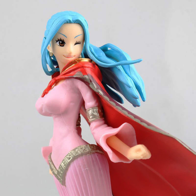 Бесплатная доставка 7 5 &quotодин кусок Nefertari Vivi принцесса Alabasta плащ Ver. в коробке ПВХ