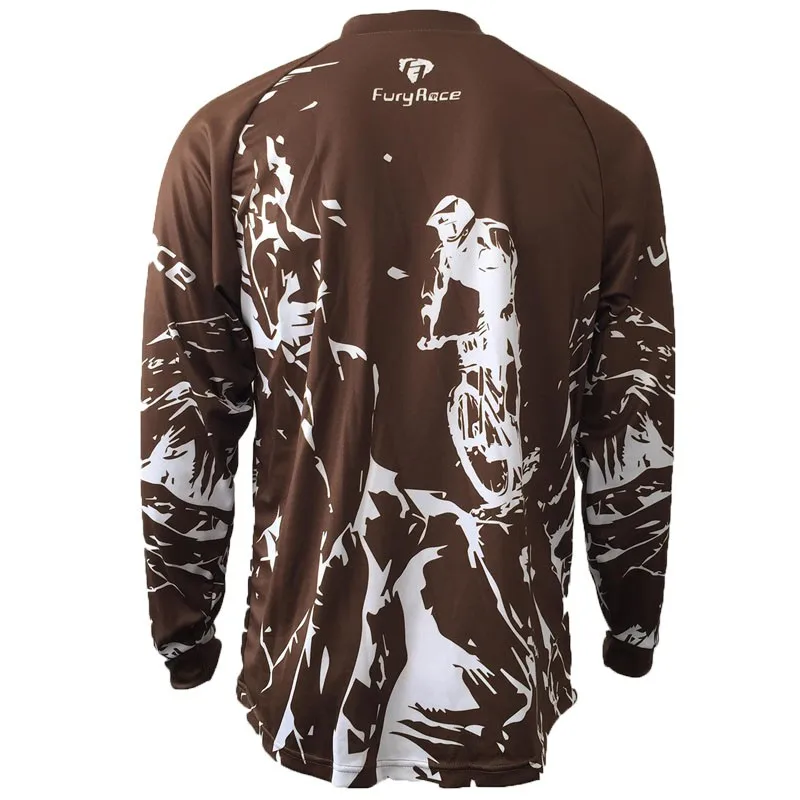Майка для мотокросса furyracing MX MTB для бездорожья, Джерси для горного велосипеда DH, велосипедные рубашки и топы для велоспорта, Джерси для мотоцикла BMX