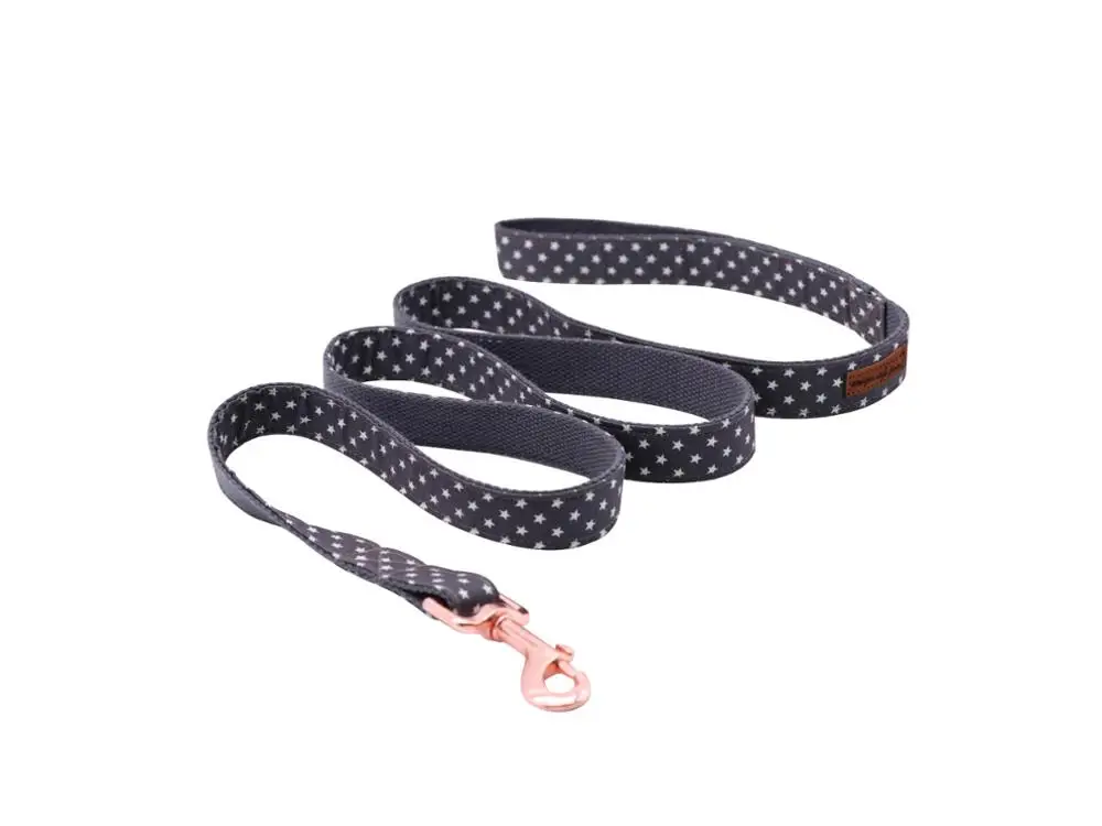 leash Уникальный стиль собачьи лапы или ошейник для кошек или поводок маленькие звезды дизайн ошейники для собак - Цвет: leash