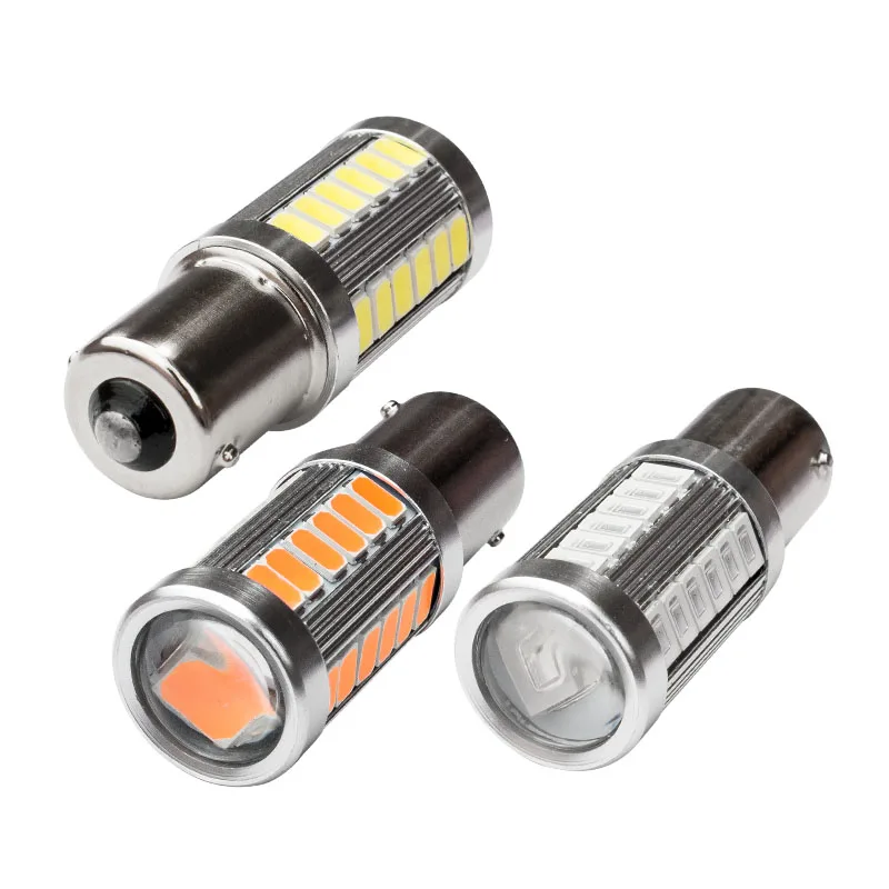 1156 P21W BA15S 33 LED 5630 5730 Автомобильные стоп сигналы противотуманная лампа фонарь