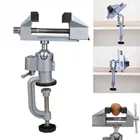Настольный зажим, 360 градусов, козырьки, держатель для дрели, подставка для вращающегося инструмента, модель, здание-M25