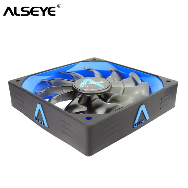 ALSEYE вентилятор для компьютера 120 мм/80 мм/90 мм куллер светодиодный 3pin/4pin DC 12 В