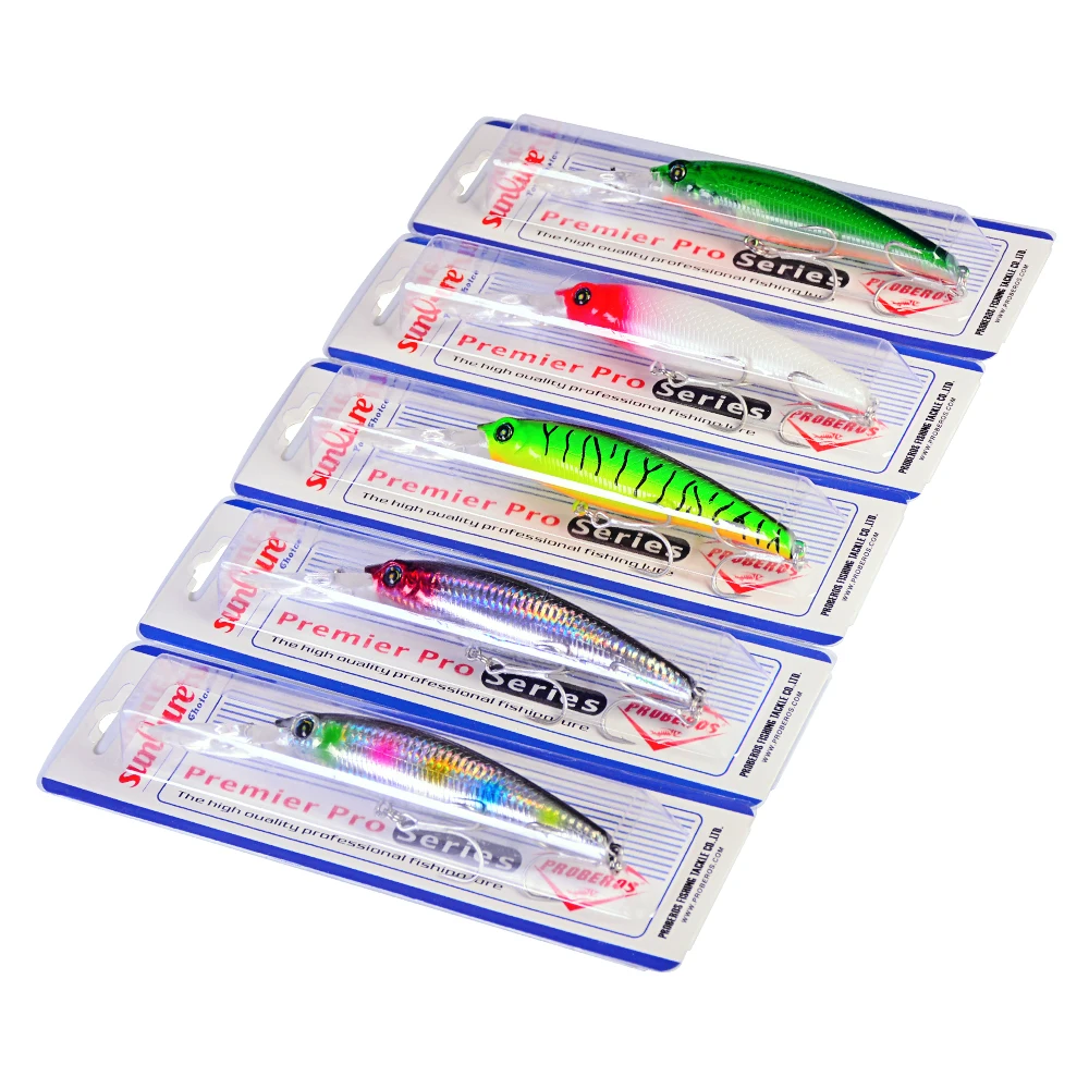 

PROBEROS 5pc Fishing Lures 46.5g-1.64oz Minnow Baits 19.5cm-7.68" Fishing Bait Artificial Hard Baits Wobblers Fishing Tackle