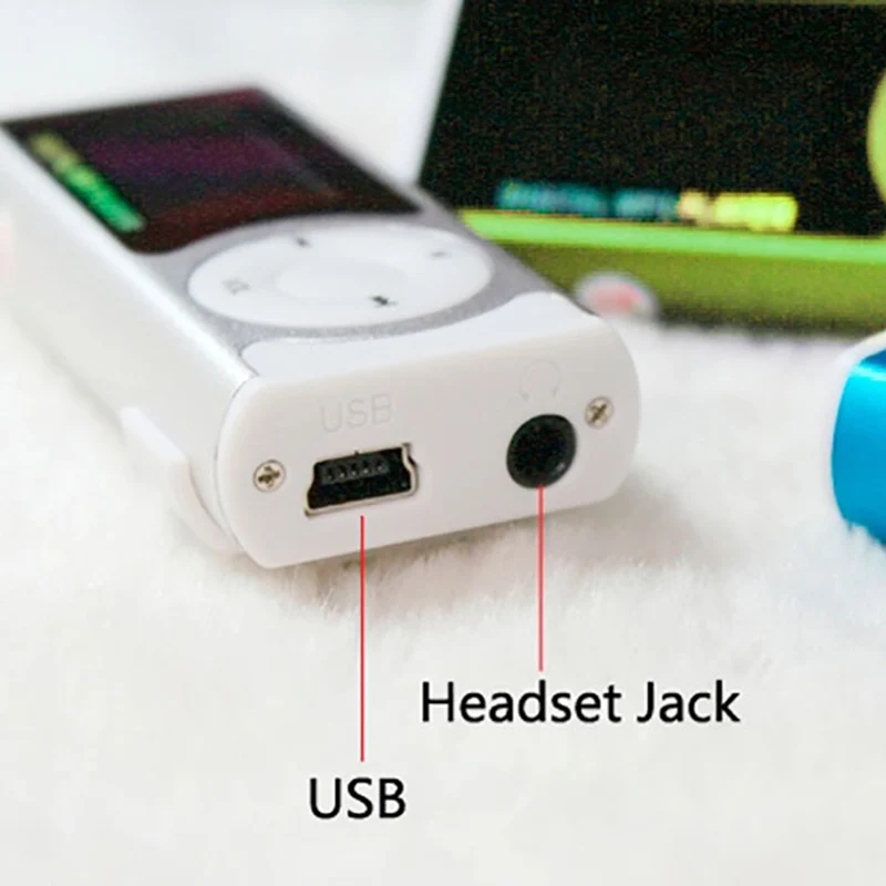 2018 новый MP3 плеер Мини Блестящий USB Клип ЖК экран Mp3 медиаплеер Поддержка Экстра